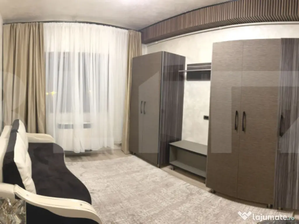 Garsonieră modernă, complet mobilată și utilată – 21 