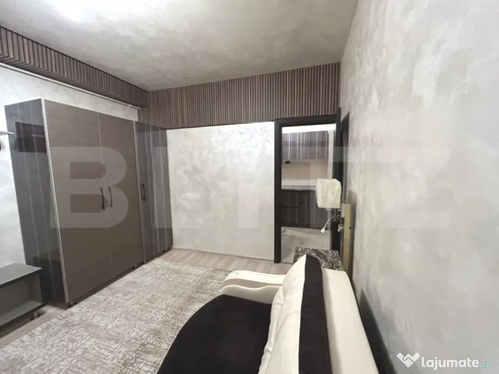 Garsonieră modernă, complet mobilată și utilată – 21 