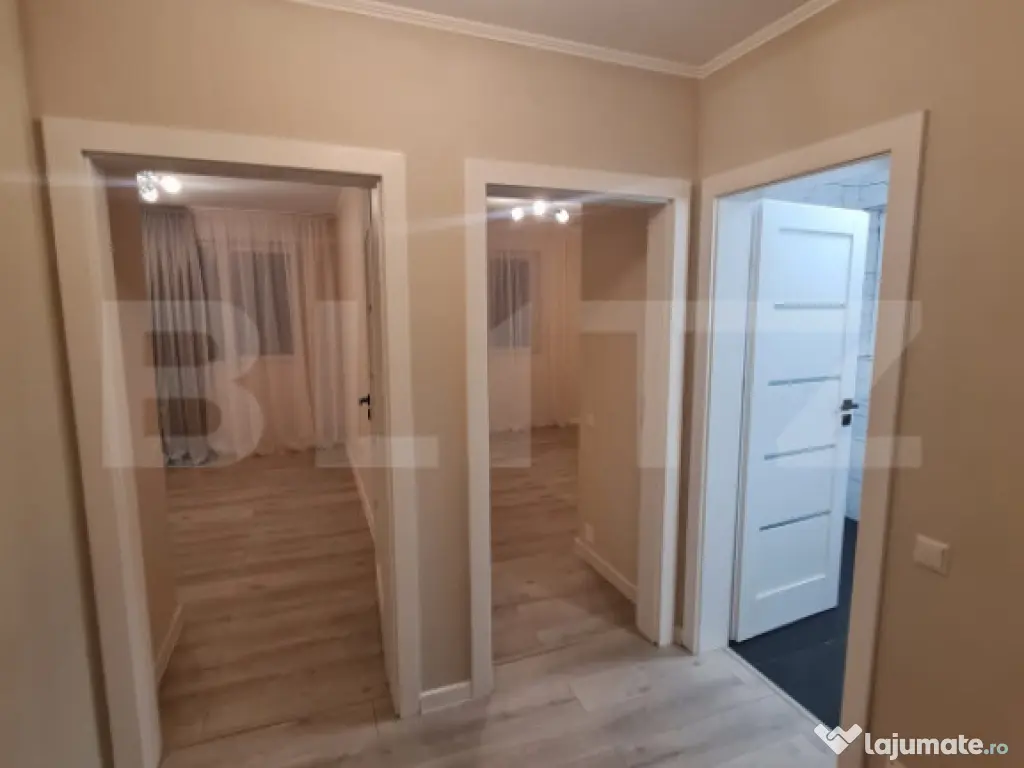 Apartament cu 3 camere, 72 mp, incalzire in pardoseala, parc 