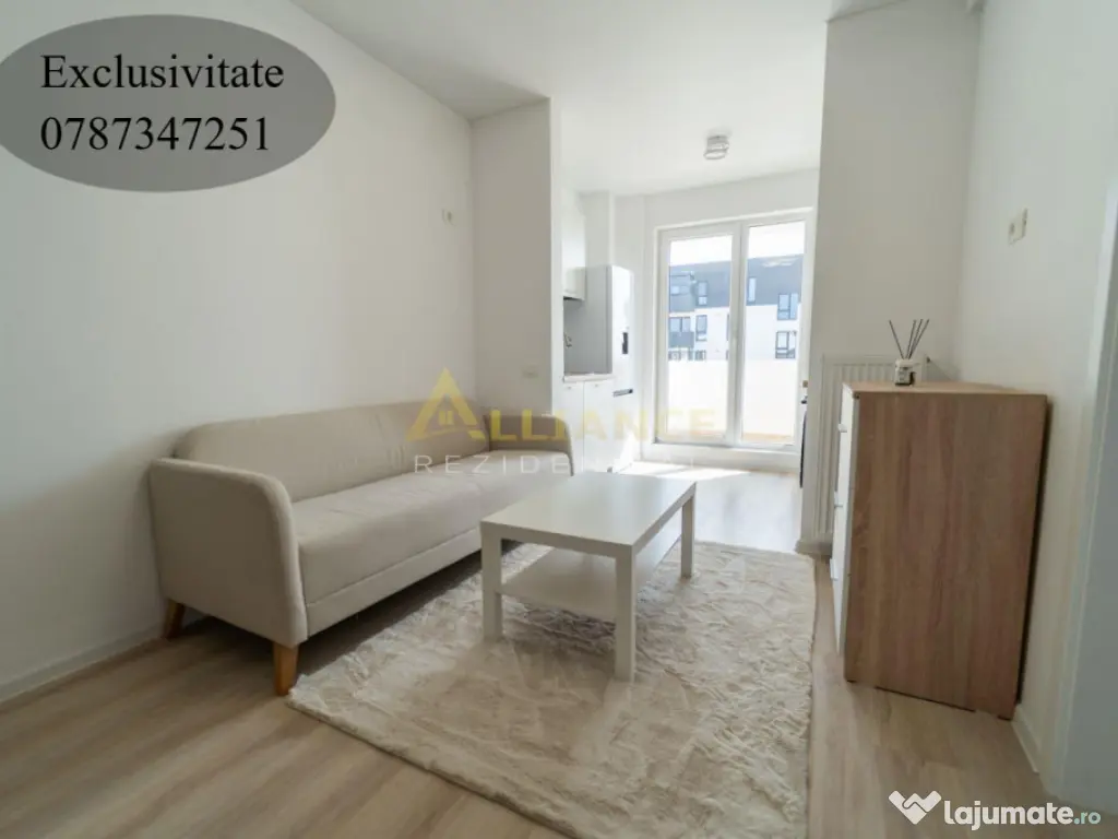 Apartament 2 camere tip studio - 45,5 mp - Etaj 3 din 4 cu l 