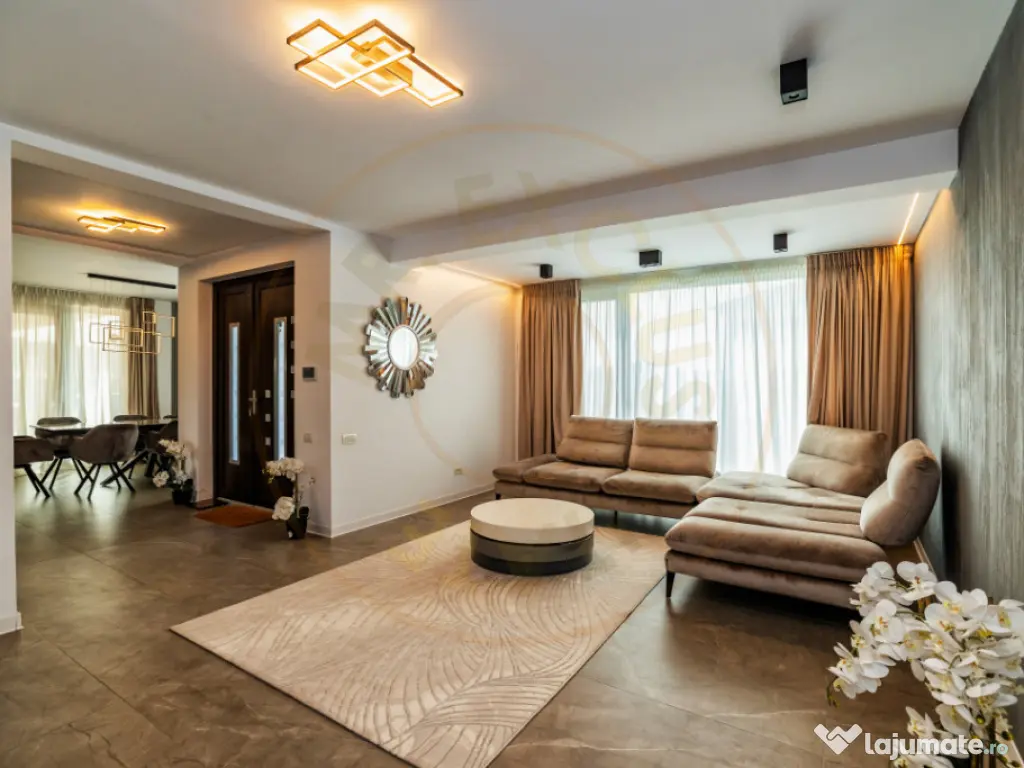 Vila moderna Mioveni | teren 1231 mp | terase, foisor si gar 