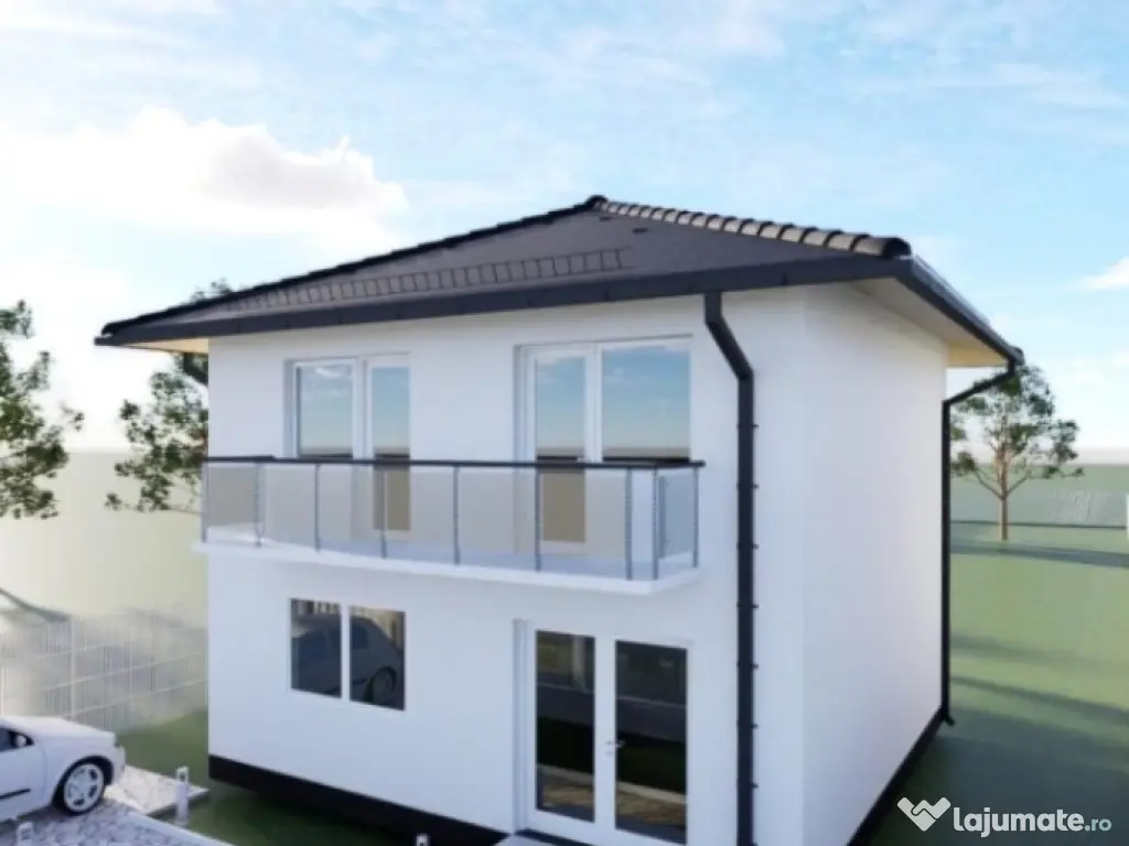 Casă P+E 2023 în Dumbrăvița, 112 mp, teren 7.8 ari, mobi 