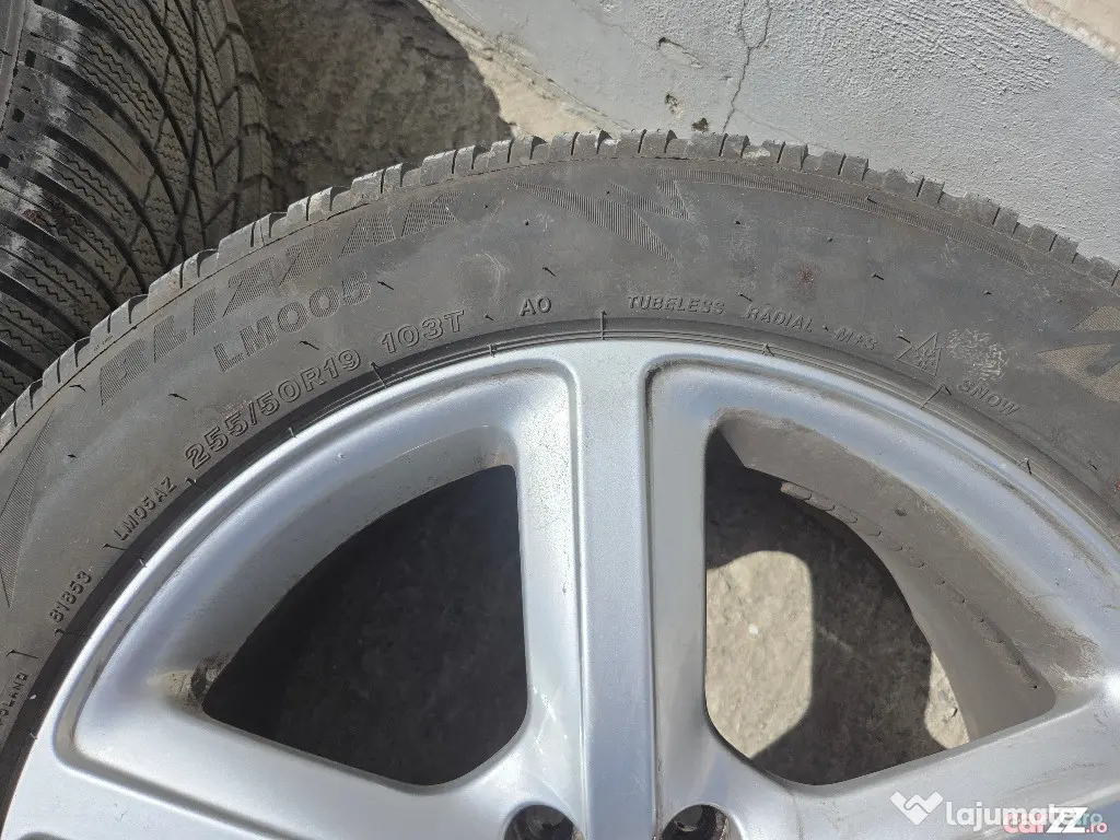 Set roti jante originale aliaj aluminiu argintiu Audi 5x112 R19 19" Q5 A4 A5 A6 