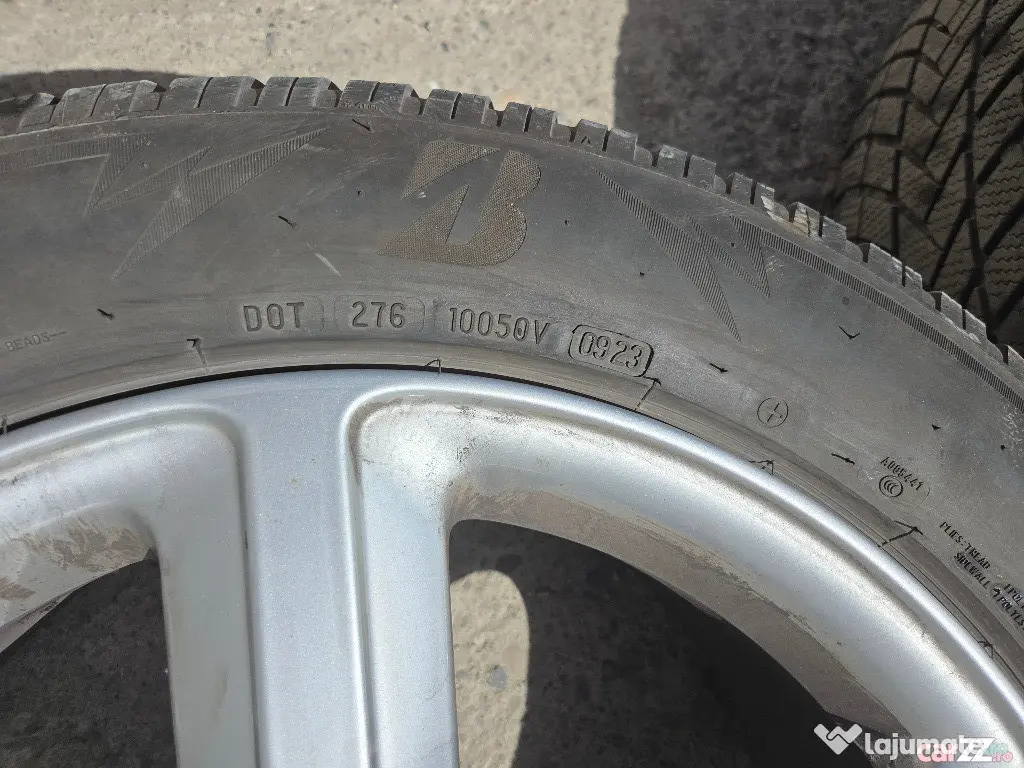 Set roti jante originale aliaj aluminiu argintiu Audi 5x112 R19 19" Q5 A4 A5 A6 