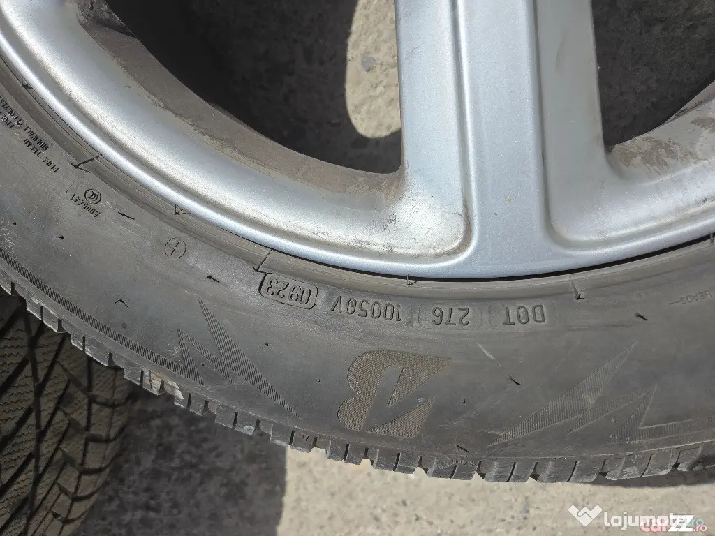 Set roti jante originale aliaj aluminiu argintiu Audi 5x112 R19 19" Q5 A4 A5 A6 