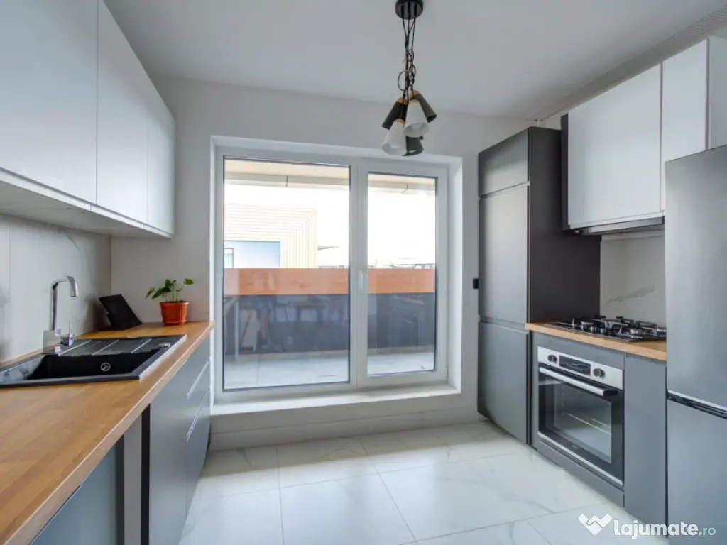 Apartament 2 camere mobilat Astorium Garden Titan - terasa 