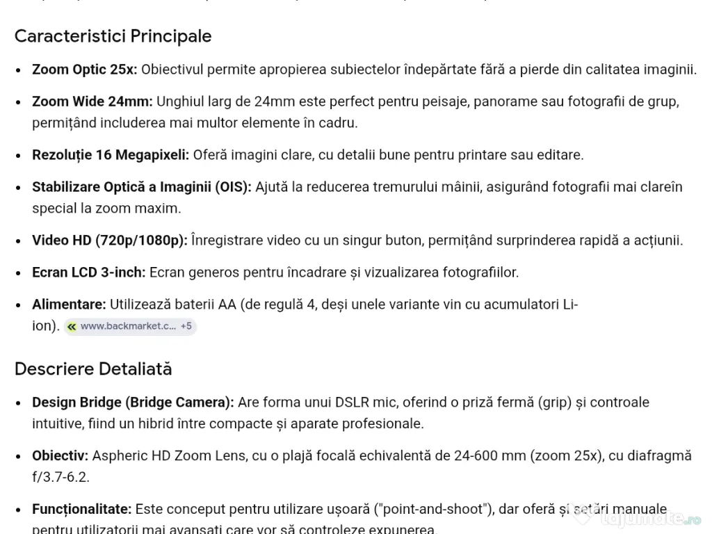 Aparat foto nou KODAK PIXPRO AZD253 