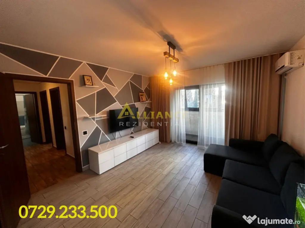 {Aparatorii Patriei } Apartament 2 camere mobilat-utilat 