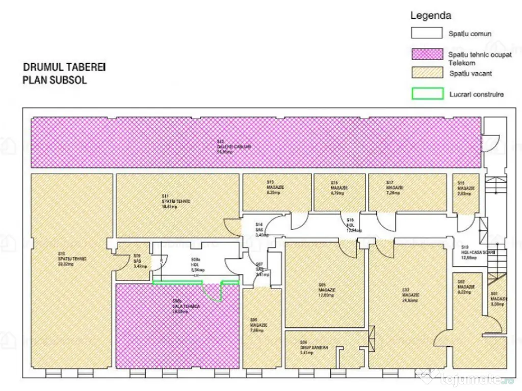 Spatiu comercial generos de 1050mp utili, in Drumul Taberei. 
