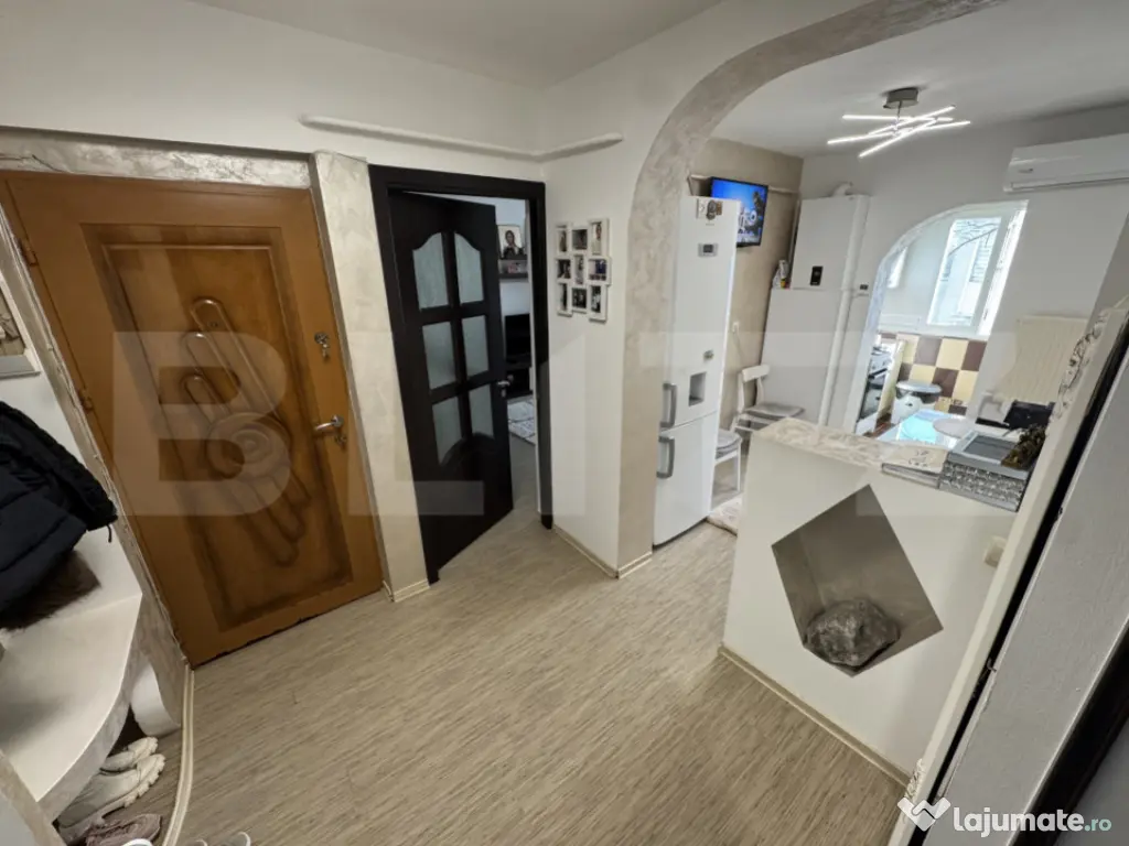 Apartament 2 camere decomandat, 46 mp, boxă, centrală, eta 