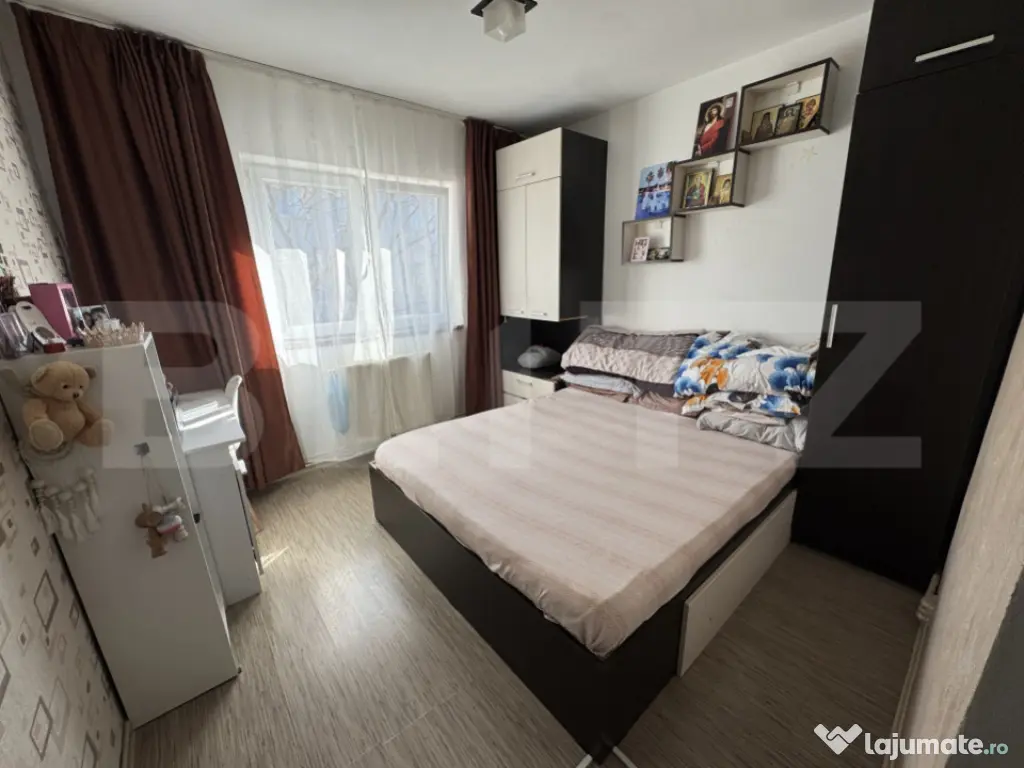 Apartament 2 camere decomandat, 46 mp, boxă, centrală, eta 