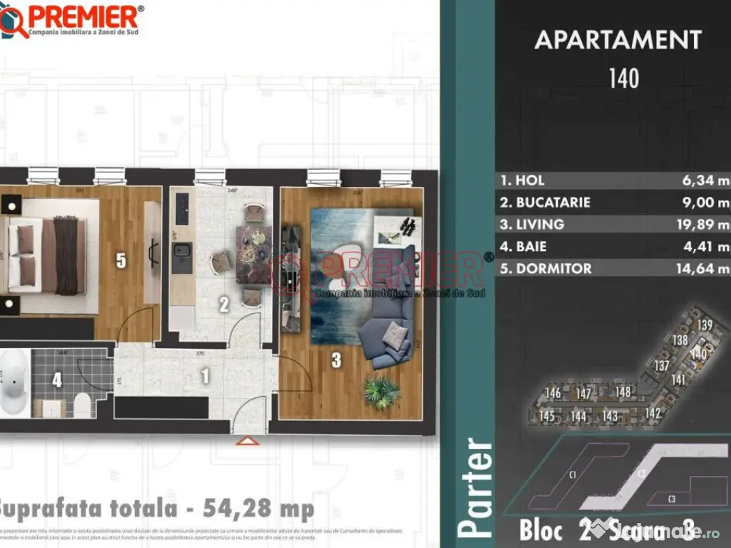Bulevardul Metalurgiei - Parc Tudor Arghezi - 2 Camere 