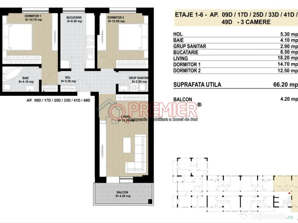 3 Camere - D. Cucului | Complex Nou 