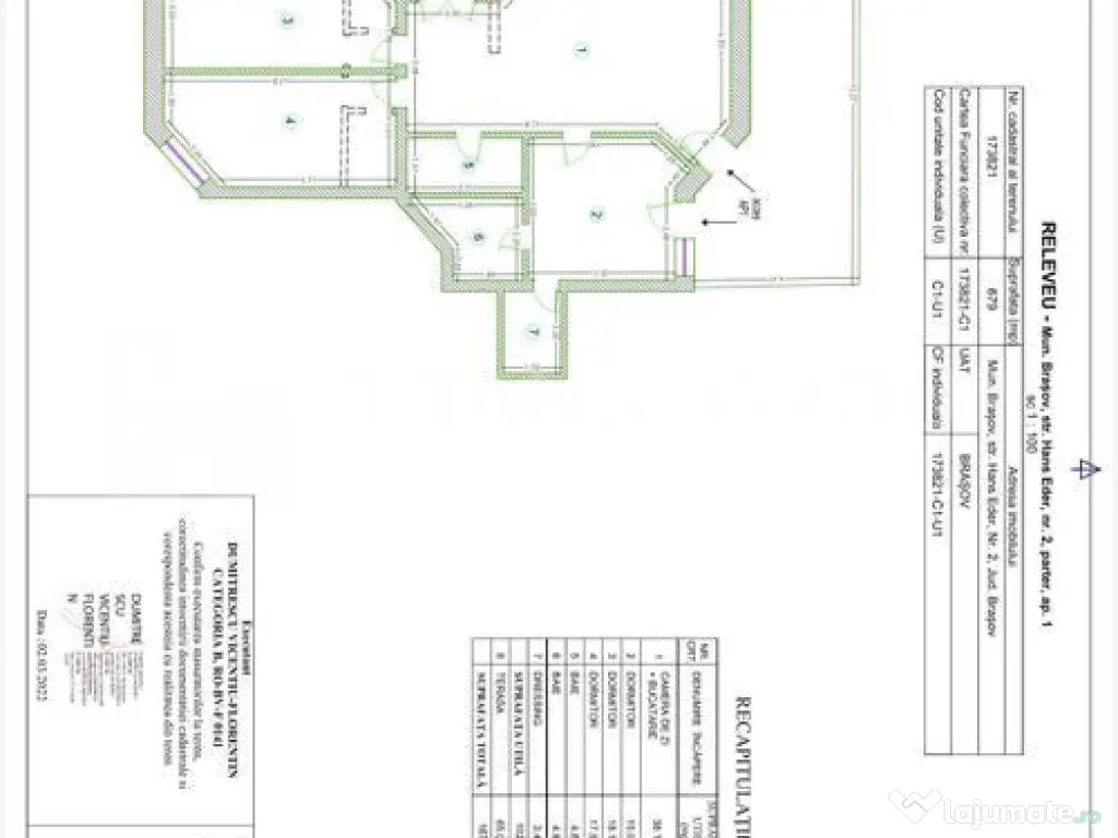 Apartament superb de 4 camere, curte proprie, zona Bartol... 