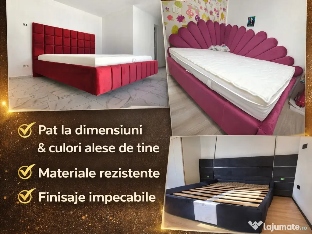 Paturi tapitate , mobilier tapitat 