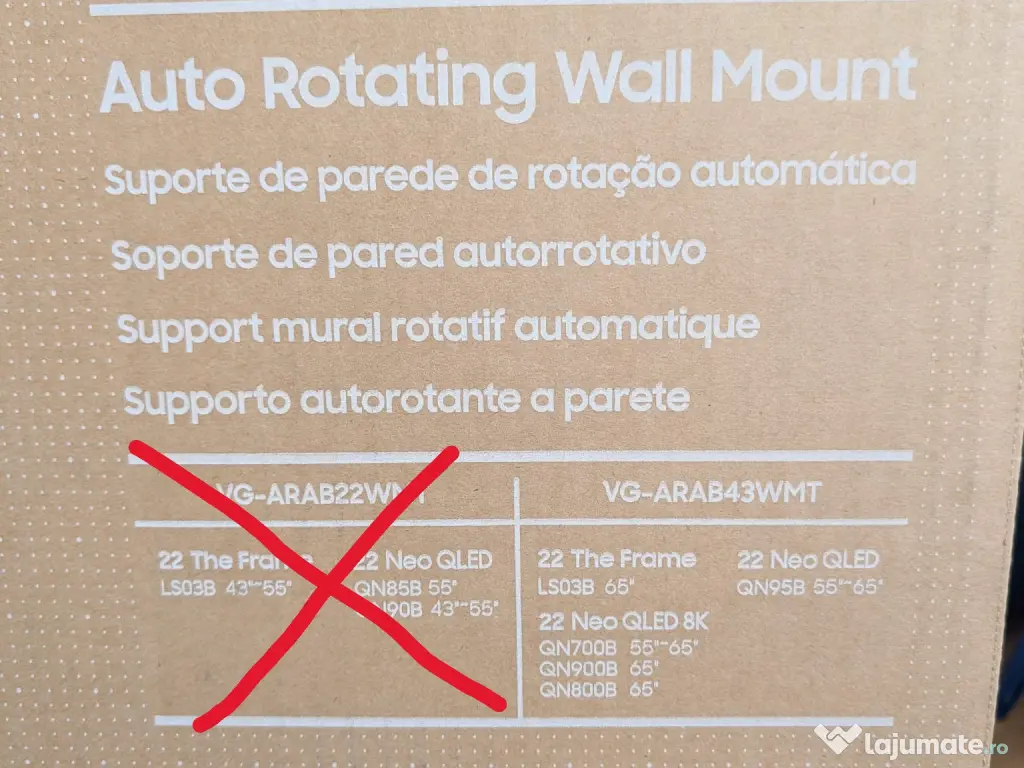 Suport perete rotativ Samsung 