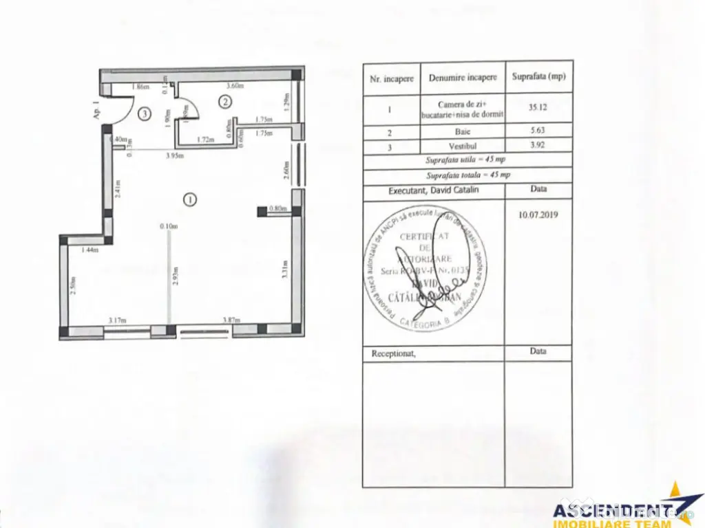 3D!Studio cochet si aerisit,regim vila, parcare privata,Trac 