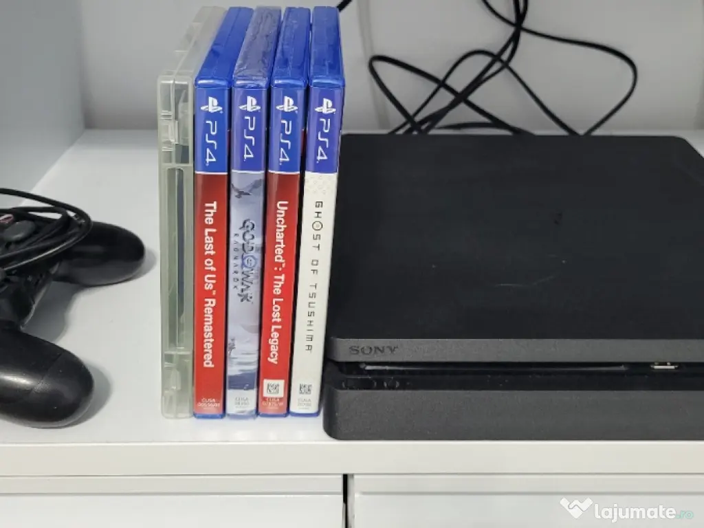 Consola ps4 in garantie+controller,cabluri incarcare,hdmi,usb 