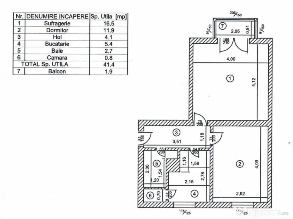 SUD-Bulevard - 2cam, cf1,dec, et.2 , G,F,T - 54000 euro 