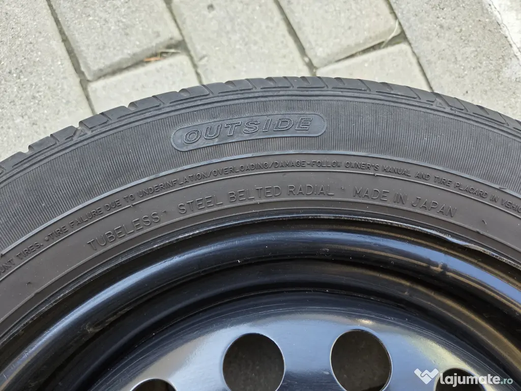 Set 4 cauciucuri /anvelope 165/55 /R14 +Jante 4 x 100 