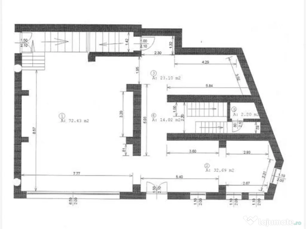 Stirbei Voda- imobil S+P+1+M,ideal pentru clinica medical... 