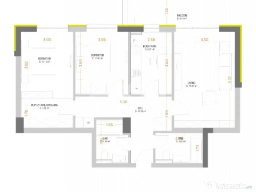 Apartament 3 camere | Prima închiriere | Urban Plaza – St 