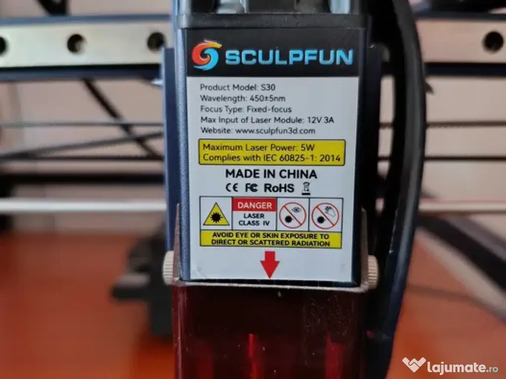 10W Laser Engraver Cutter Air-assist 410x400mm 