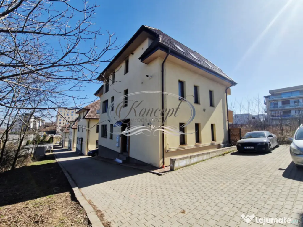 Apartament spatios pet frendly, cu parcare in imobil tip vil 