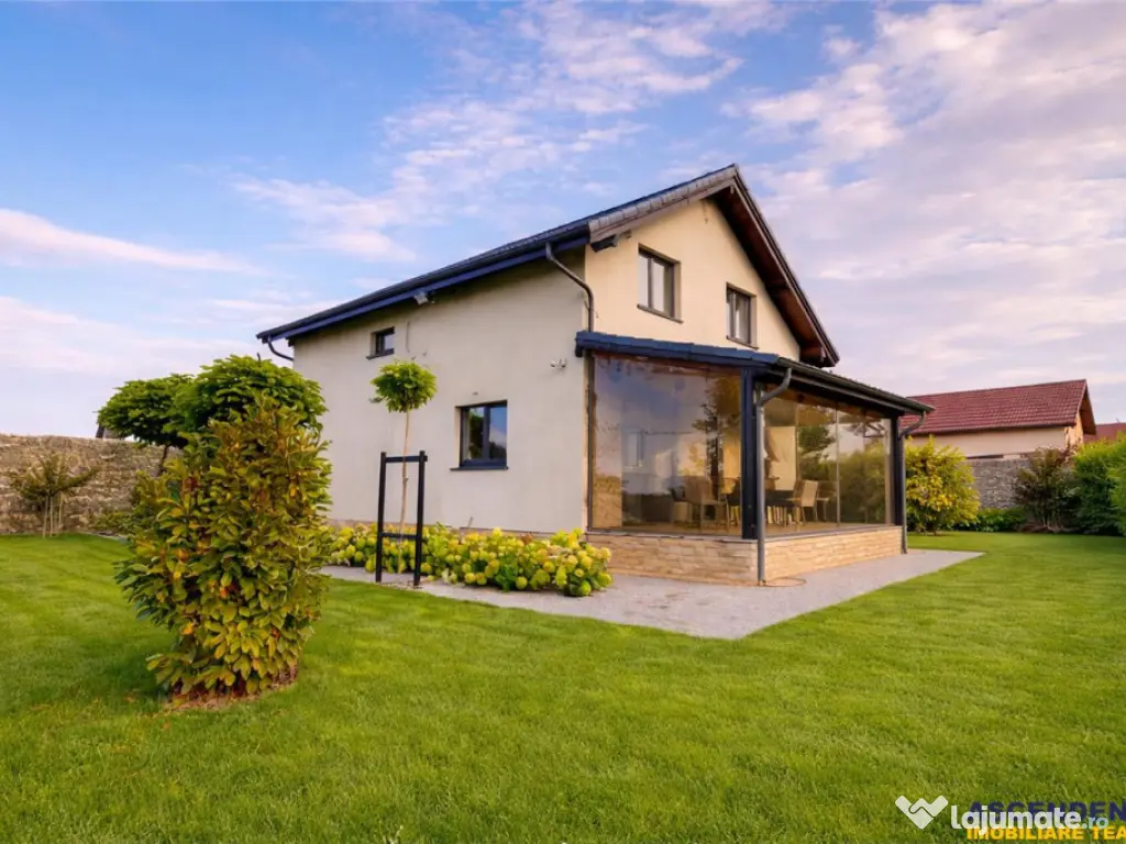 Tur 3D! Vila individuala, tehnologie smart, teren 1.000 mp,T 