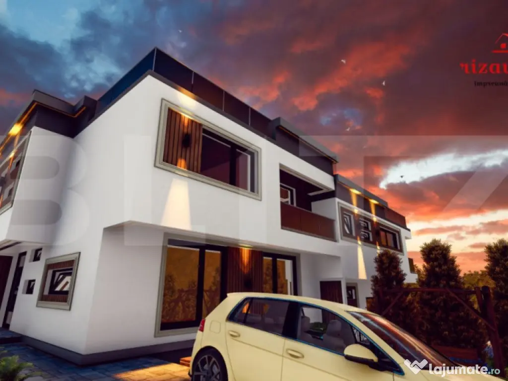 Apartament spațios 110 mp, 2 parcări, terasă și curte, f 