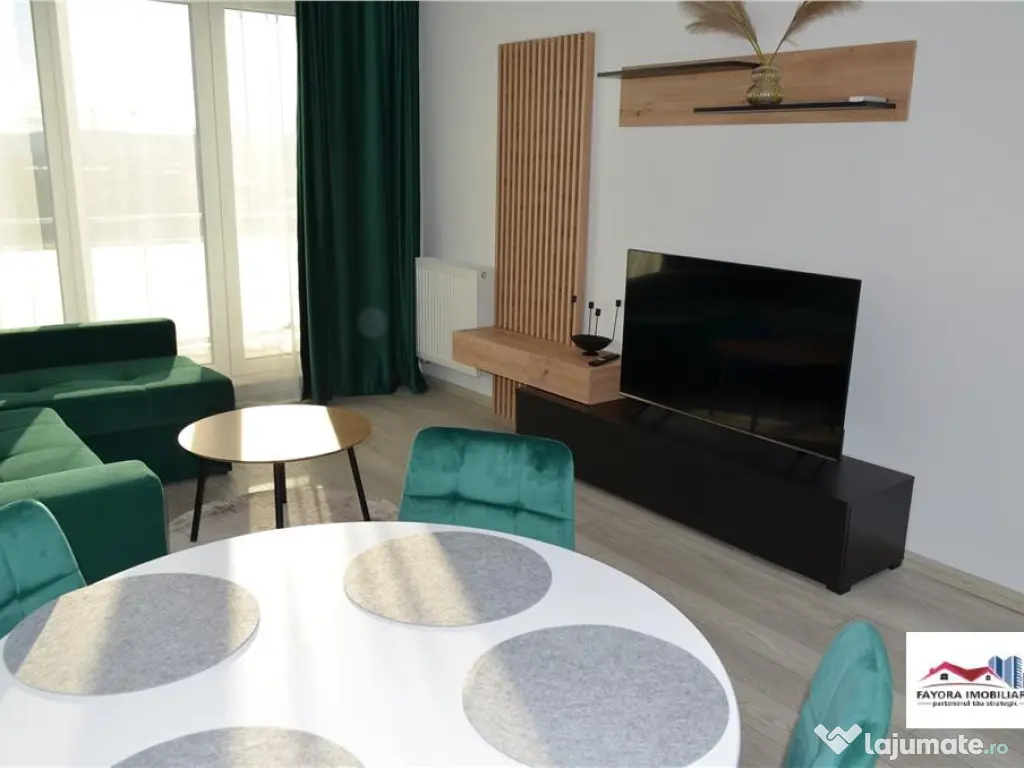 Ap. 2 Camere Mobilat si Utilat cu Parcare Privata de Inchiri 