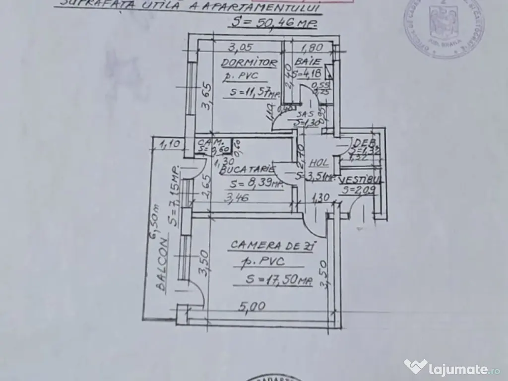 Apartament 2 camere decomandat, Radu Negru.