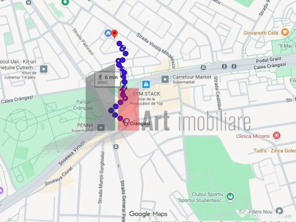 Apartament 2 camere de închiriat-Pet Friendly – Crâng... 