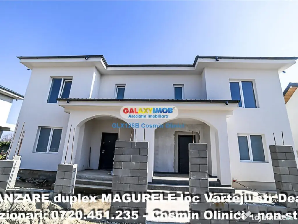 Casa 4 camere Magurele Varteju str Dealu 130 mp utili teren