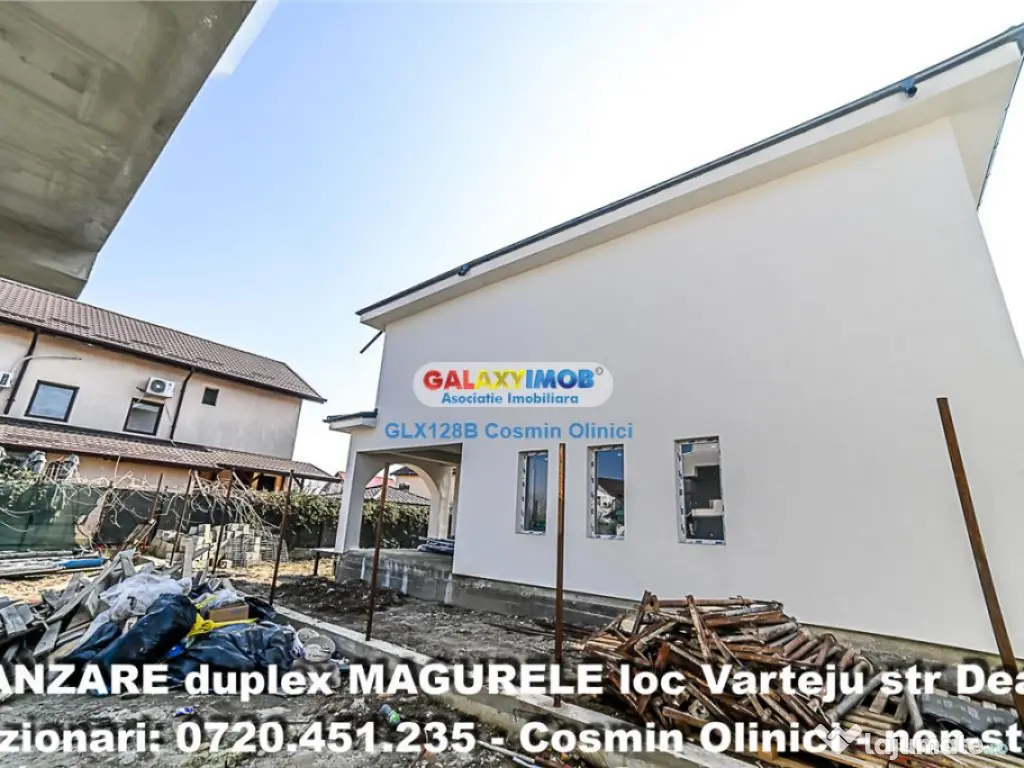 Casa 4 camere Magurele Varteju str Dealu 130 mp utili teren 