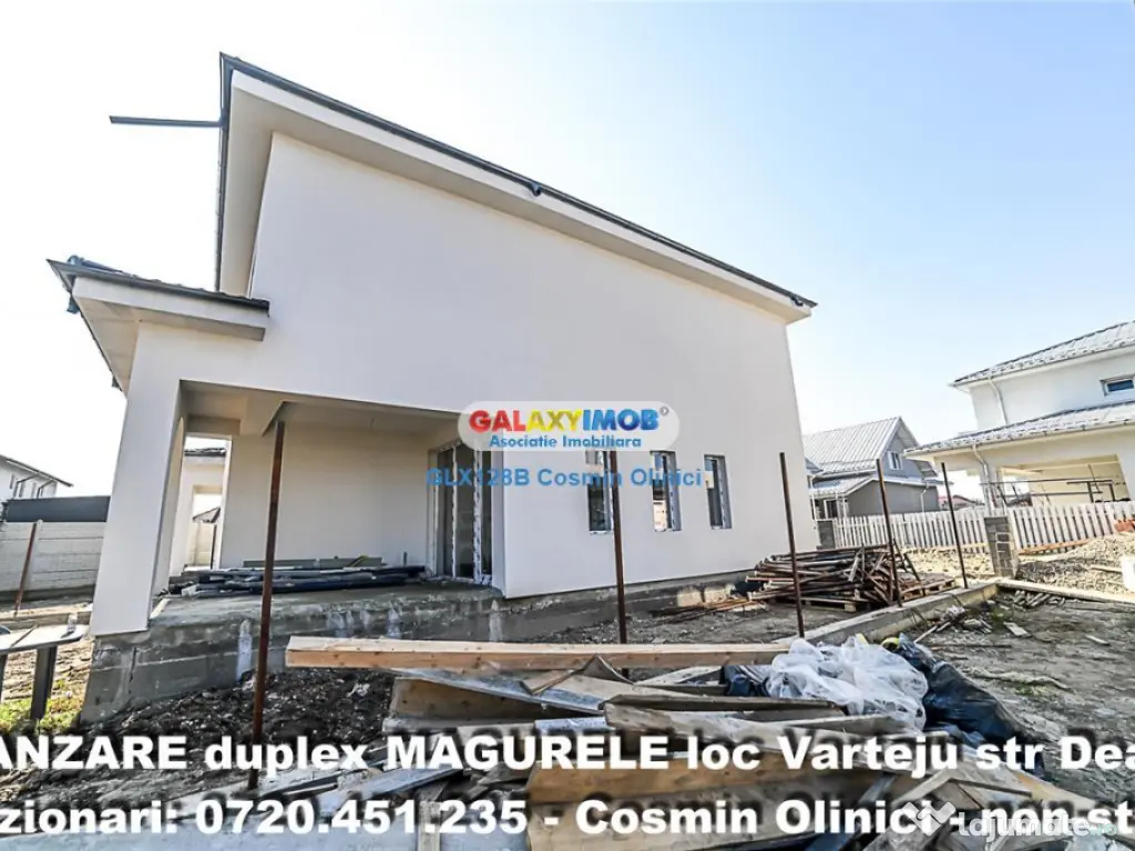 Casa 4 camere Magurele Varteju str Dealu 130 mp utili teren 