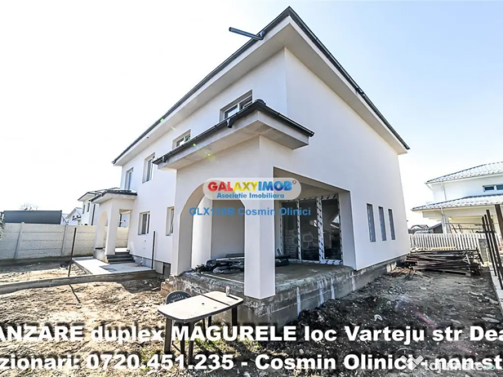 Casa 4 camere Magurele Varteju str Dealu 130 mp utili teren 