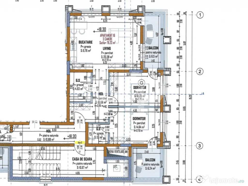 COMISION 0, Apartament 3 camere, Bloc Nou, Siretului, Cluj 