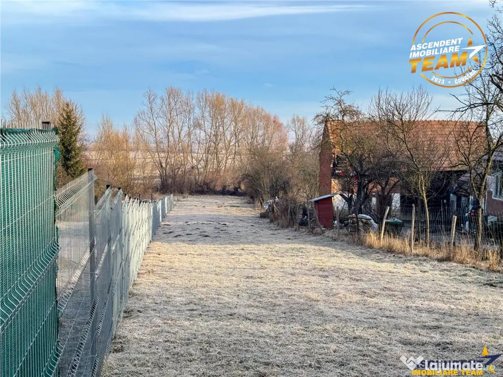 Teren 1.120 mp,Dobolii de Sus:liniste,aer curat si multiple 