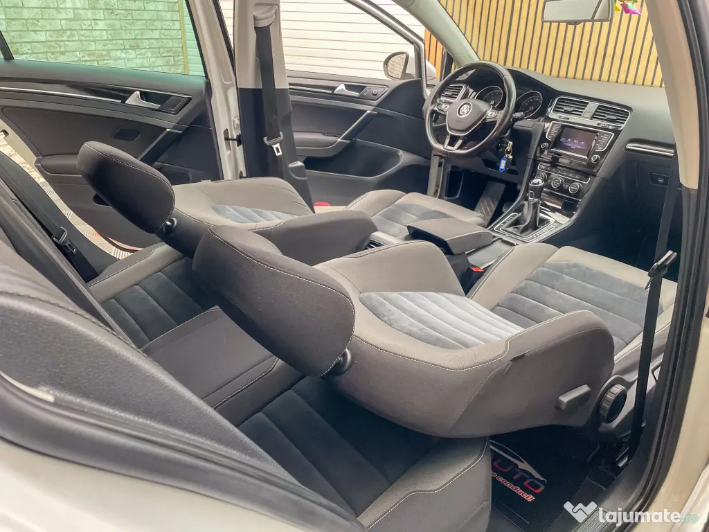 VW GOLF 7, 1,4 Benizna 122 Cp, Panoramic, Scaune incalzite, RAR+ITP,Garantie 