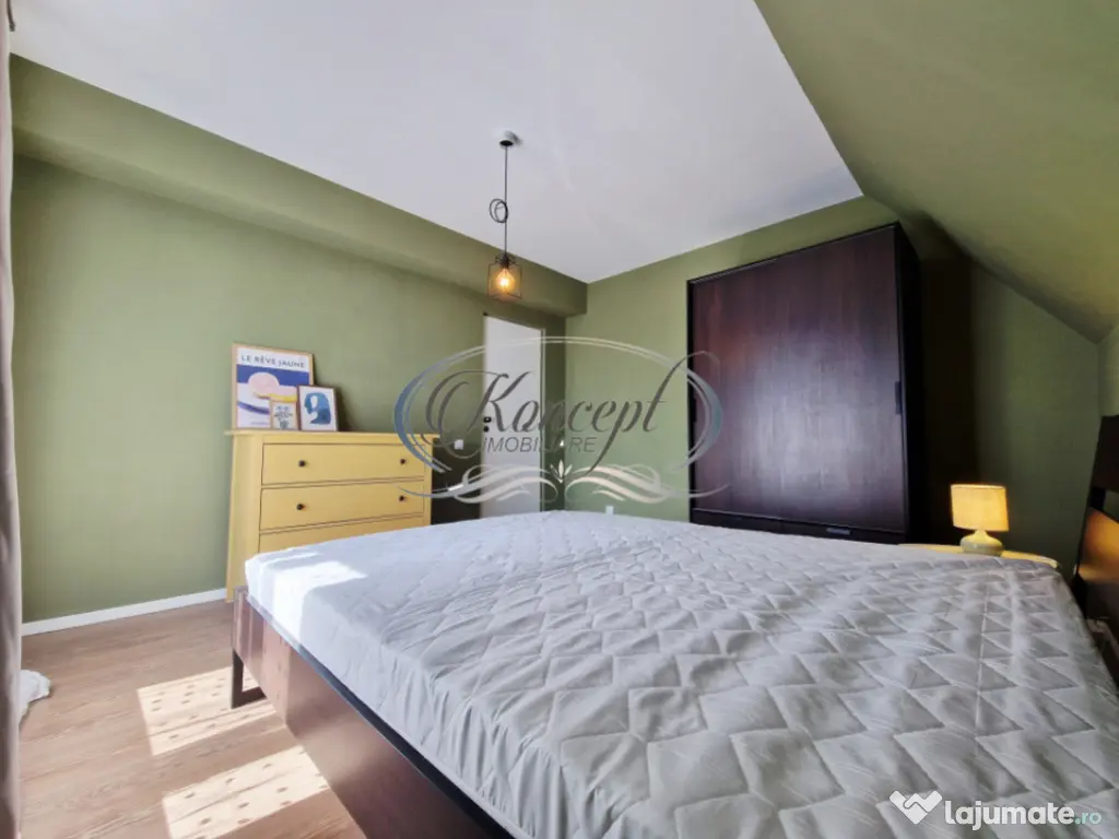 Apartament spatios pet frendly, cu parcare in imobil tip vil 