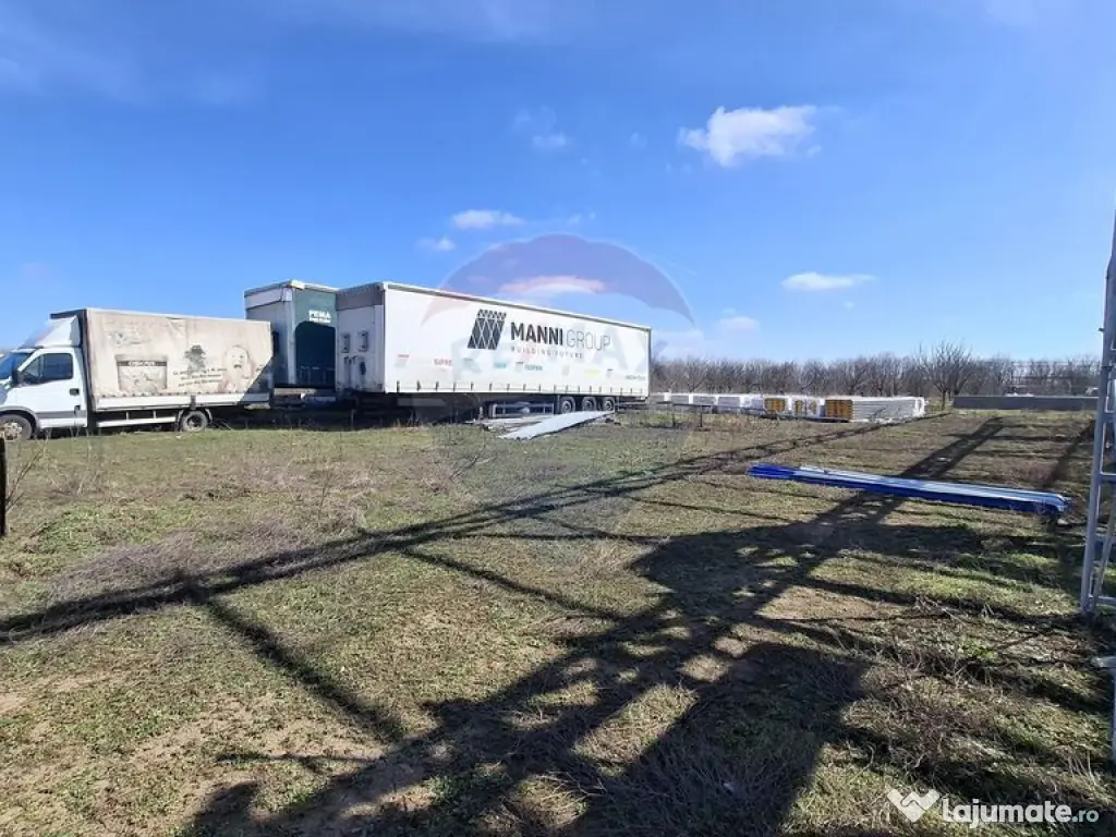 Teren 15.107mp, POT60%+hală industrială | Glina | acces... 