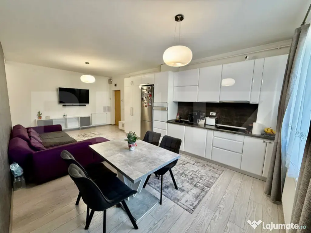 Apartament cu 3 camere, 65 mp, etajul 1, parcare cu CF, la 5