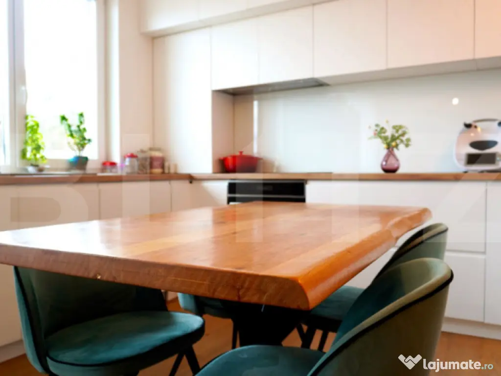 Apartament 3 camere 76mp utili, terasă 74mp, 2băi, parcare 