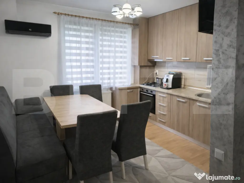 Apartament 3 camere, 51 mp, la cheie, parcare, Baciu 