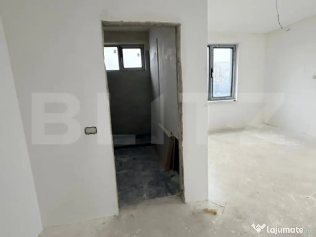 Casă individuală în Sânpetru 4 camere, tavane 3 m, geamu 