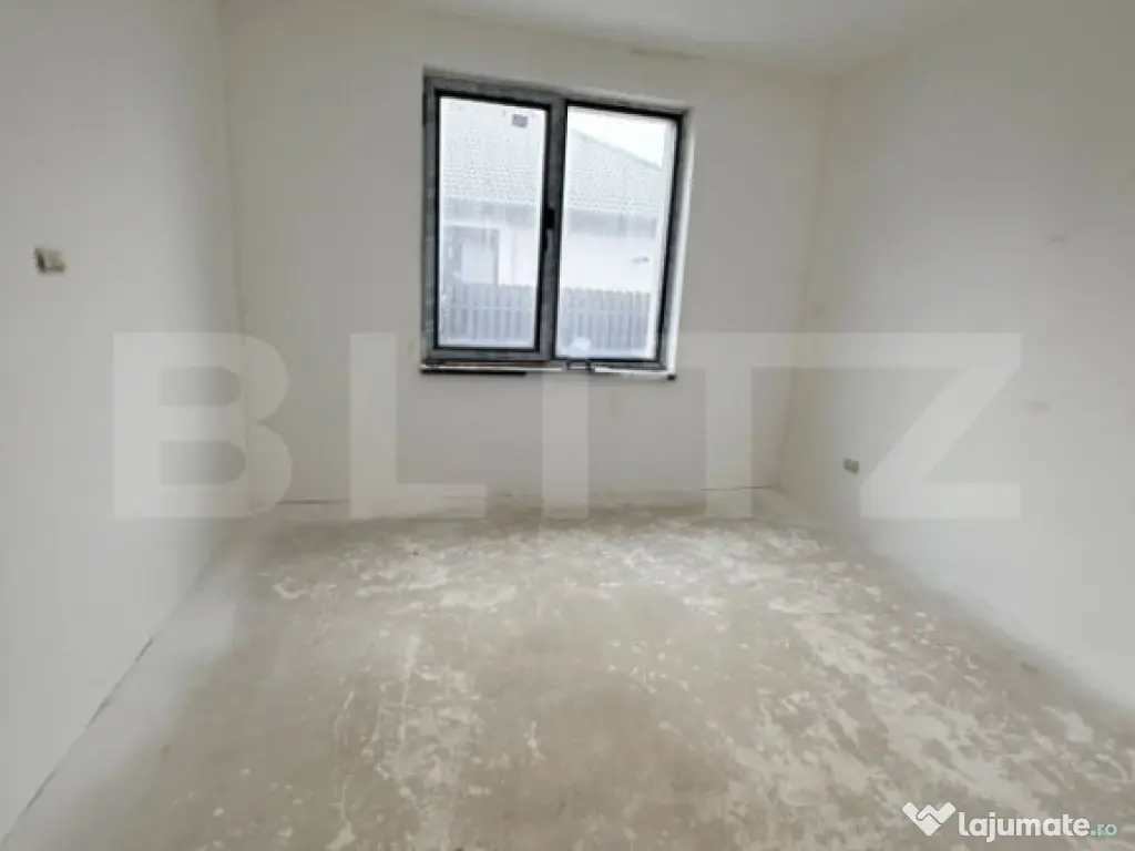 Casă individuală în Sânpetru 4 camere, tavane 3 m, geamu 