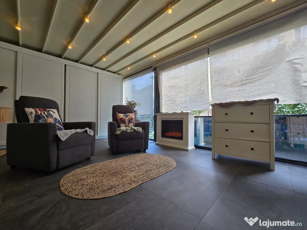 COSMOPOLIS - Apartament 2 camere cu pergola si gradina 