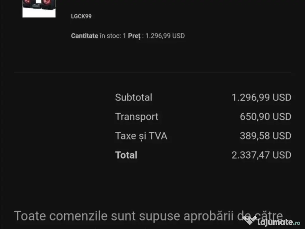 Vând boxe Xboom 5000w 