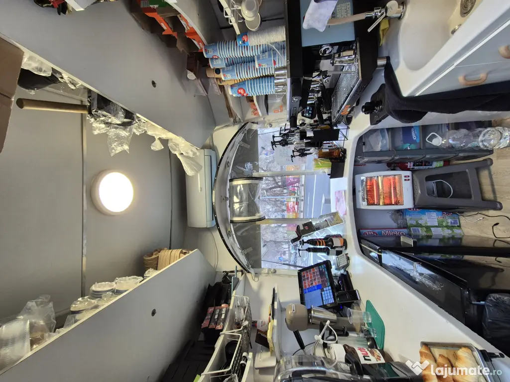 Kiosk Cafenea Mobil Complet Echipat – Coffee to Go 